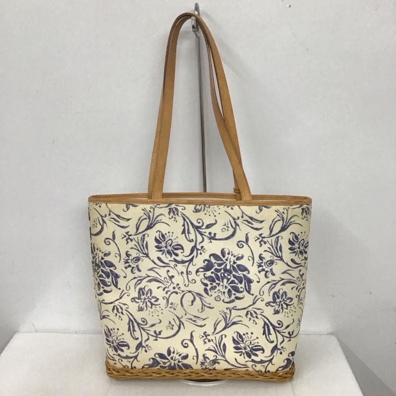 ローレンラルフローレン LAUREN RALPH LAUREN トートバッグ トートバッグ 花柄 茶 / ブラウン / X アイボリー / アイボリー / X 紺 / ネイビー / レディース USED 古着 中古 10125571
