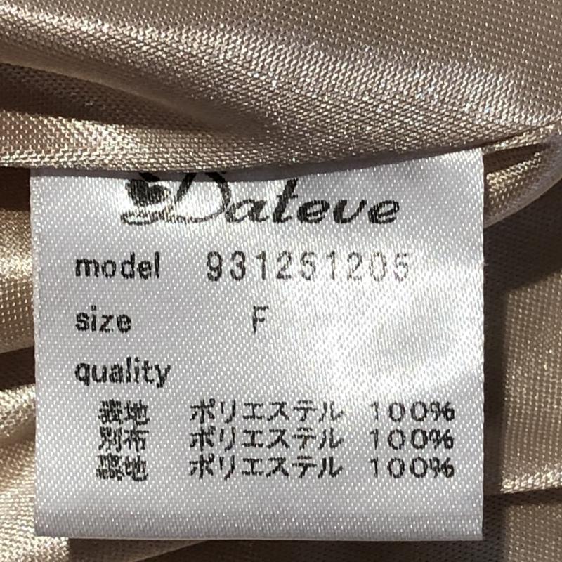 デーティブ Dateve ワンピース ミニスカート FREE 花柄 ベージュ / ベージュ / X 橙 / オレンジ / X 緑 / グリーン / レディース USED 古着 中古 10015015