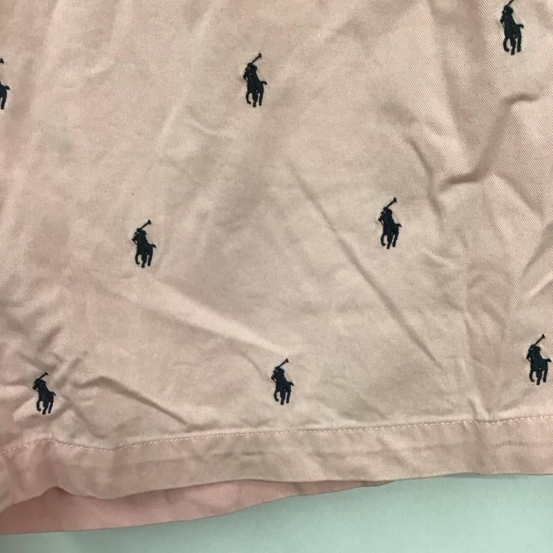 ポロバイラルフローレン Polo by RALPH LAUREN パンツ ショートパンツ ショートパンツ ハーフパンツ カジュアルパンツ 38インチ ロゴ、文字 桃 / ピンク /  メンズ USED 古着 中古 10122783