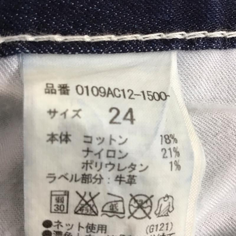 マウジー MOUSSY パンツ デニム、ジーンズ 0109ac12-1500-2 NYLONfitStraightSlim デニムパンツ ストレッチパンツ 無地 インディゴ / インディゴ / レディース USED 古着 中古 10119051