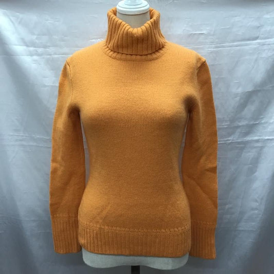 アンタイトル UNTITLED ニット、セーター 長袖 タートルネック 2 無地 橙 / オレンジ /  レディース USED 古着 中古 10118036