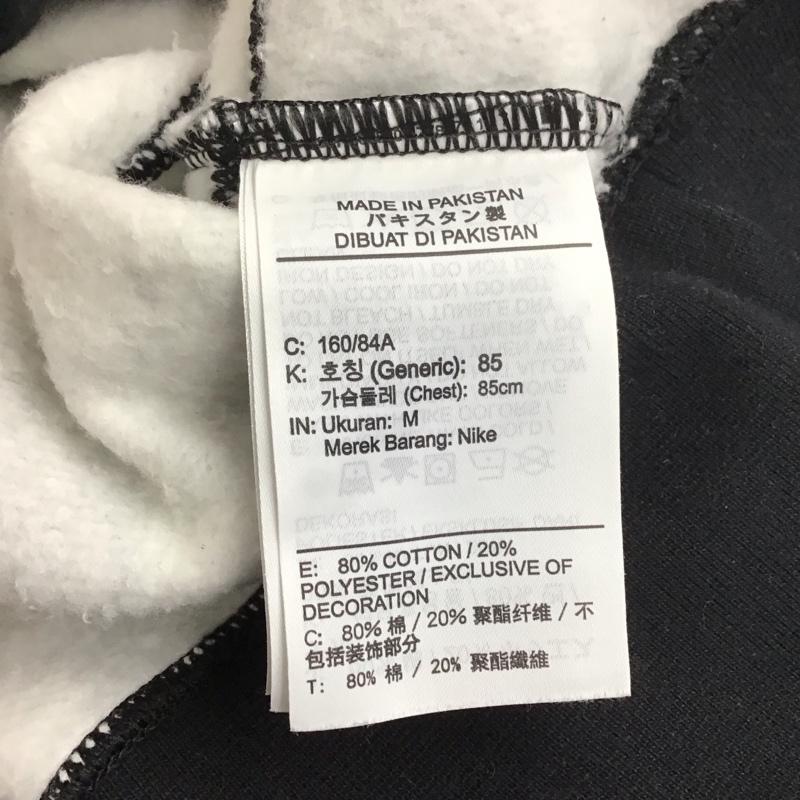 ナイキ NIKE トレーナー 長袖 DB3856-010 スウェット スウォッシュ 裏起毛 M ロゴ、文字 黒 / ブラック / レディース USED 古着 中古 10113838