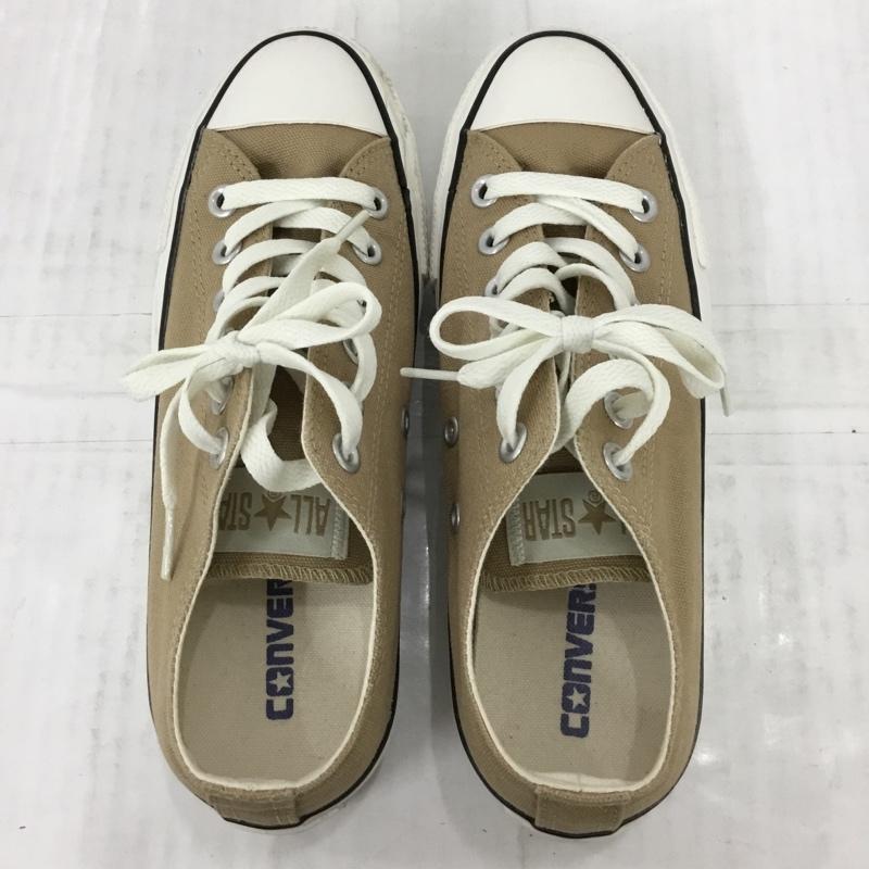 コンバース CONVERSE スニーカー スニーカー 5CL362 プラットフォーム 厚底 23.5cm 23.5cm ロゴ、文字 ベージュ / ベージュ / X 白 / ホワイト / レディース USED 古着 中古 10109893