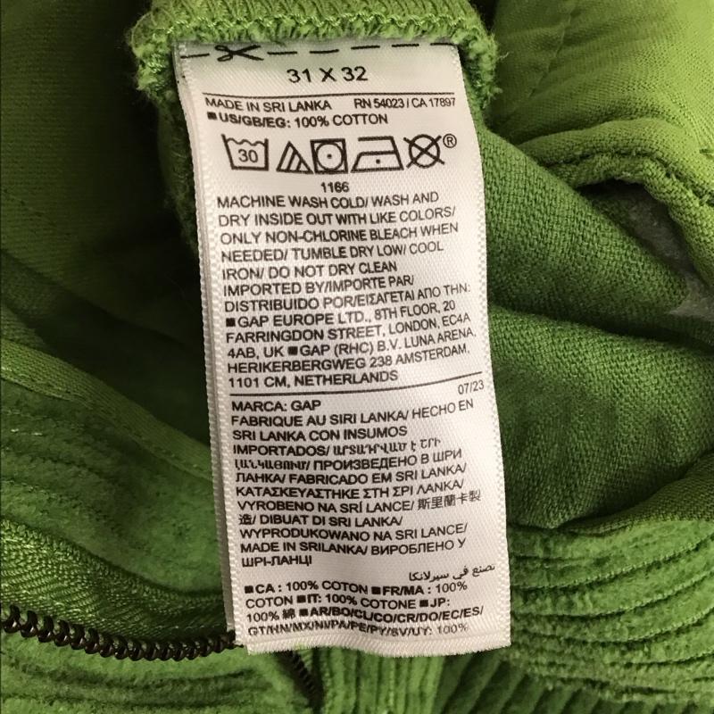 ギャップ GAP ボトムス ボトムス コーデュロイパンツ 31インチ 無地 緑 / グリーン / メンズ USED 古着 中古 10130043