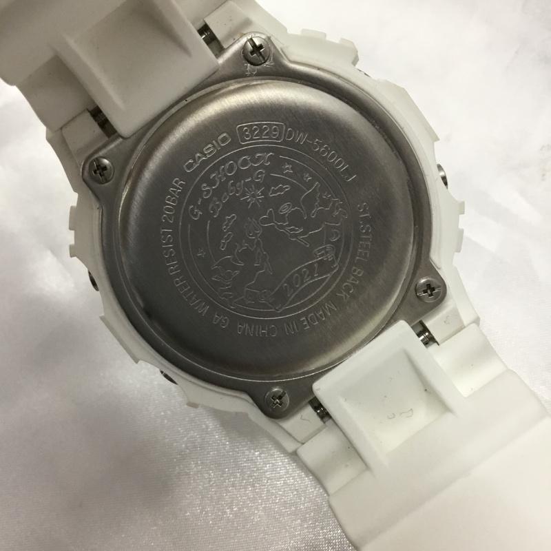 ジーショック G-SHOCK 腕時計 デジタル DW-5600LJ ラバーズコレクション ロゴ、文字 白 / ホワイト / メンズ USED 古着 中古 10109239