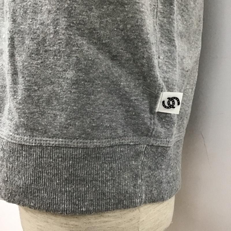 アベイシングエイプ A BATHING APE トレーナー 長袖 長袖カットソー クルーネックカットソー ロングスリーブカットソー プリントトレーナー XL ロゴ、文字 灰 / グレー / メンズ USED 古着 中古 10109786