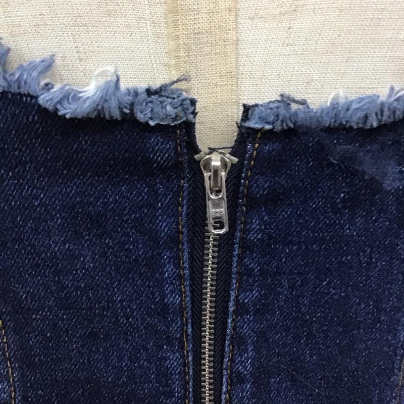 ザラ ZARA トップス トップス 8197 004 400 デニム コルセット ベルト S 無地 青 / ブルー / レディース USED 古着 中古 10109650