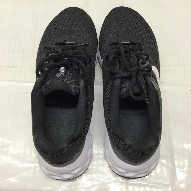 ナイキ NIKE スニーカー スニーカー DC3729-003 REVOLUTION 6 24cm 24.0cm ロゴ、文字 黒 / ブラック / X 白 / ホワイト / レディース USED 古着 中古 10117342