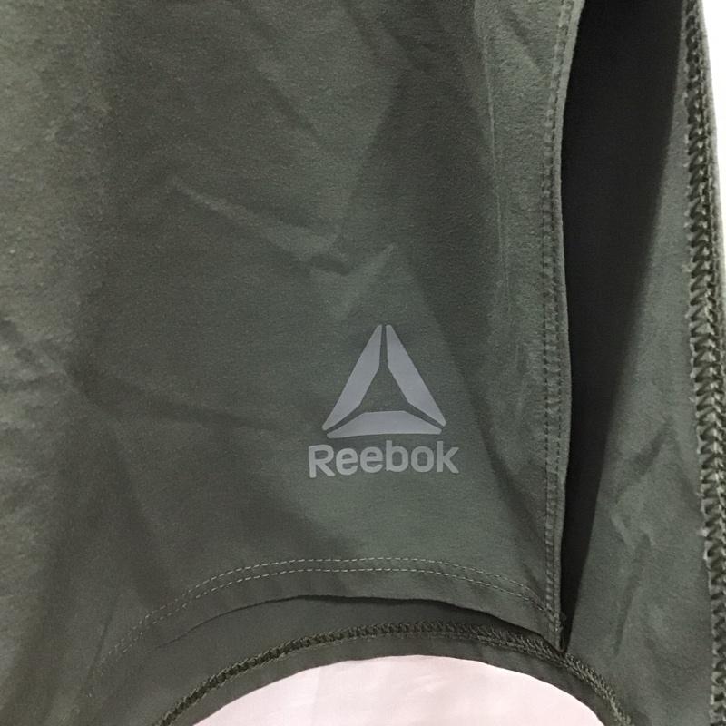 リーボック Reebok パンツ ショートパンツ ショートパンツ ハーフパンツ カジュアルパンツ スポーツウェア 32インチ ロゴ、文字 黒 / ブラック / X カーキ / カーキ / メンズ USED 古着 中古 10116899