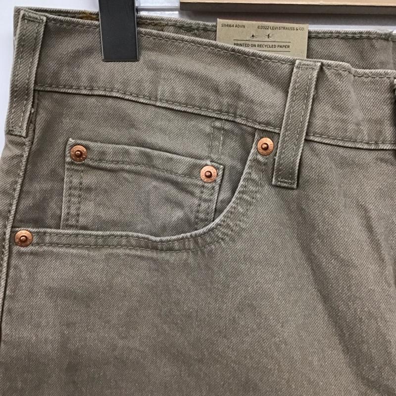 リーバイストラウスアンドコー Levi Strauss & co. パンツ デニム、ジーンズ デニムパンツ スリムパンツ カジュアルパンツ ストレッチパンツ 33インチ 無地 ベージュ / ベージュ / メンズ USED 古着 中古 10136569