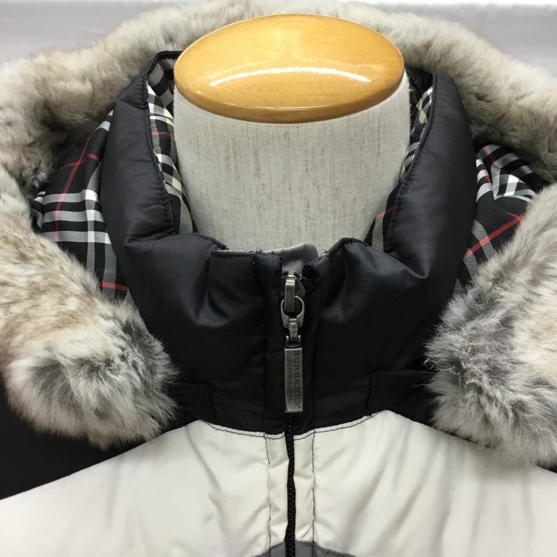 バーバリーブラックレーベル BURBERRY BLACK LABEL ベスト ベスト ダウンジャケット フード付きジャケット アウター ジップアップジャケット L ロゴ、文字 マルチカラー / マルチカラー / メンズ USED 古着 中古 10116708