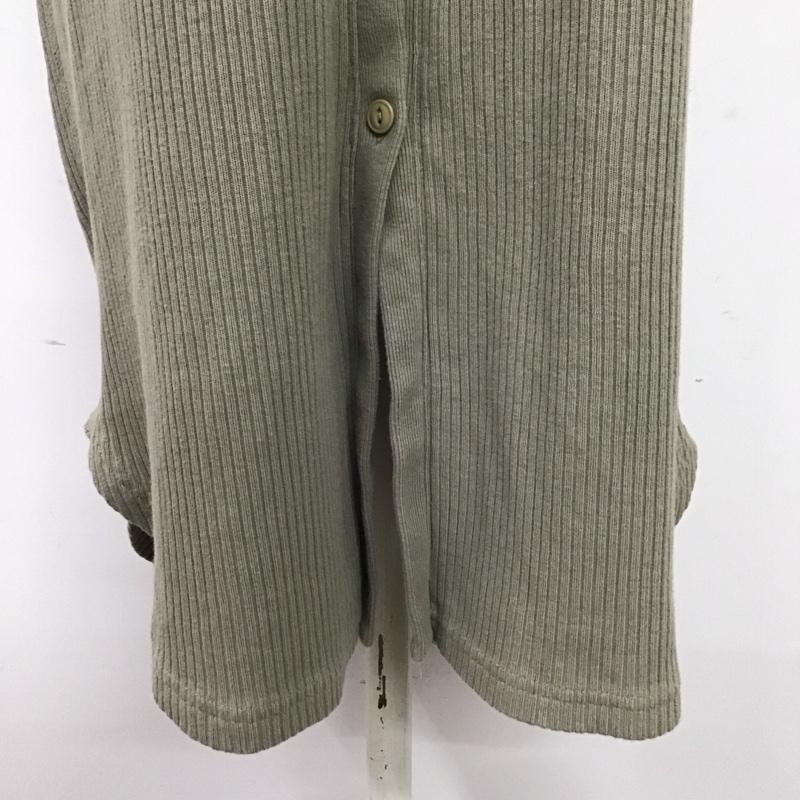 フリークスストア FREAK S STORE ワンピース ロングスカート 192-31106 ノースリーブ リブ 前後着 2WAY FREE 無地 カーキ / カーキ /  レディース USED 古着 中古 10133446