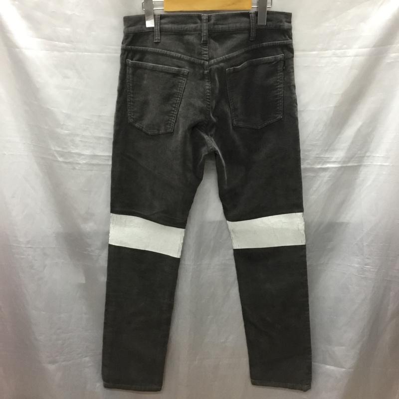 アンダーカバー UNDERCOVER パンツ デニム、ジーンズ uc2c4501-2 ストレッチコーデュロイラインペイントスリムパンツ ジーンズ 2 プリント 灰 / グレー /  メンズ USED 古着 中古 10122234