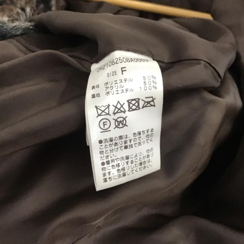 フーズフーチコ who s who Chico コート コート一般 CHZ1082508A0003 タックショールカラーコート FREE 無地 マルチカラー / マルチカラー / レディース USED 古着 中古 10141705