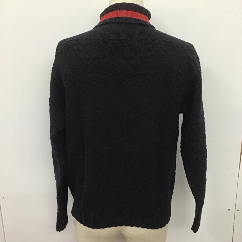 ポロバイラルフローレン Polo by RALPH LAUREN ニット、セーター 長袖 ハイネック タートルネック S 無地 黒 / ブラック / メンズ USED 古着 中古 10106380