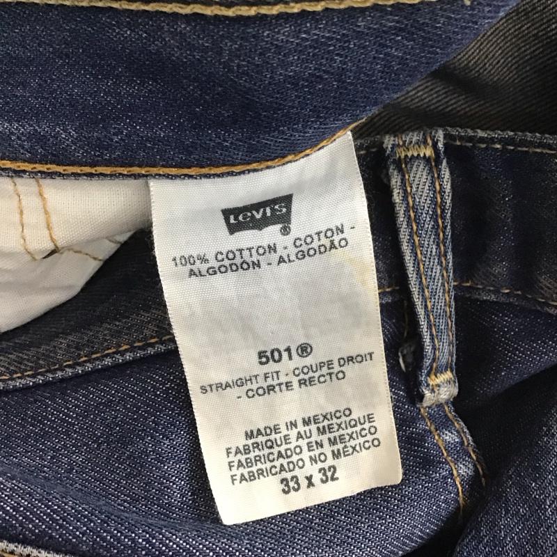リーバイストラウスアンドコー Levi Strauss & co. パンツ デニム、ジーンズ デニムパンツ スリムパンツ カジュアルパンツ 33インチ ロゴ、文字 インディゴ / インディゴ / メンズ USED 古着 中古 10139782