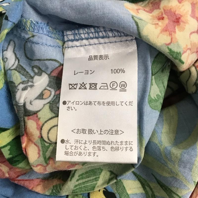 ディズニー Disney シャツ、ブラウス 半袖 半袖シャツ カラーシャツ 半袖カットソー アロハシャツ M プリント マルチカラー / マルチカラー / メンズ USED 古着 中古 10123988
