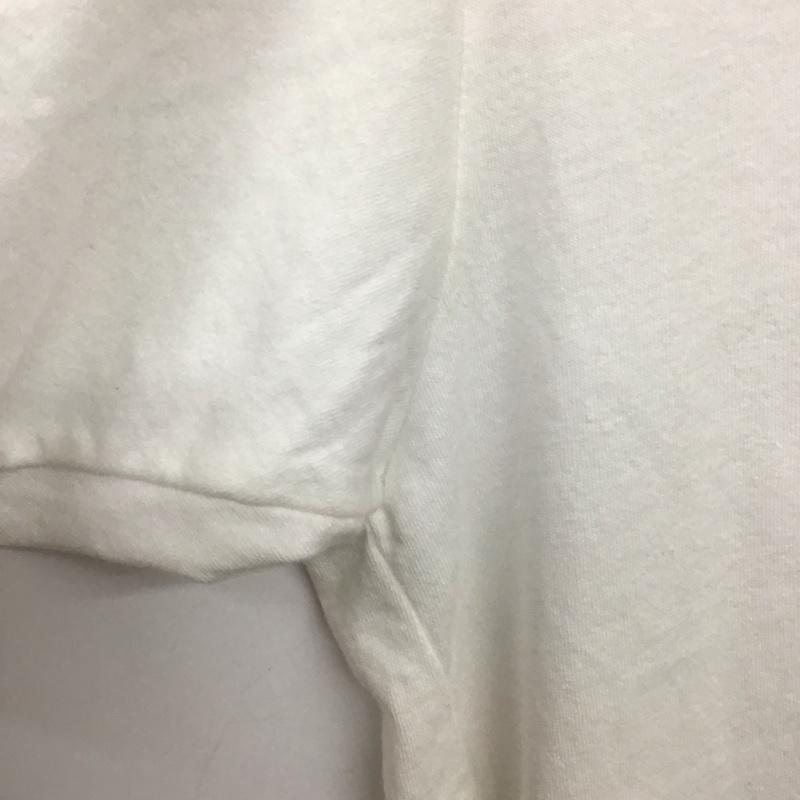 エム M Tシャツ 半袖 半袖カットソー プリントTシャツ クルーネックカットソー M ロゴ、文字 白 / ホワイト / メンズ USED 古着 中古 10139038