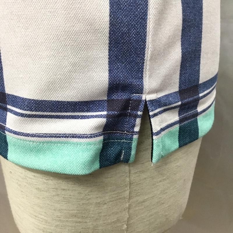 マンシングウェア Munsingwear ポロシャツ 半袖 MGMLGA06 クールタッチ ゴルフウェア タグ付き M チェック マルチカラー / マルチカラー / メンズ USED 古着 中古 10116092