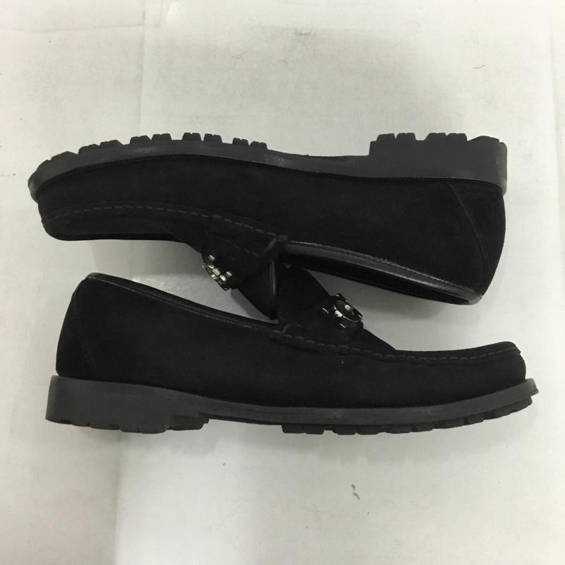 サルヴァトーレフェラガモ Salvatore Ferragamo ローファー ローファー UR56584 7.5 無地 黒 / ブラック / メンズ USED 古着 中古 10138004