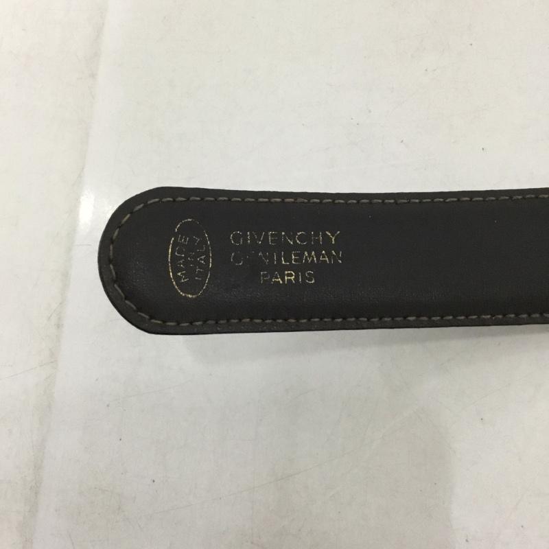 ジバンシィ GIVENCHY ベルト・バックル ベルト イタリア製 ロゴ、文字 黒 / ブラック / メンズ USED 古着 中古 10138114