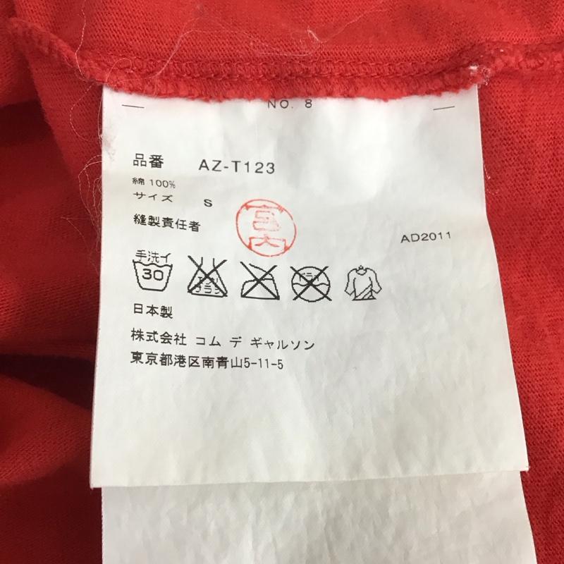 プレイコムデギャルソン PLAY COMME des GARCONS Tシャツ 半袖 az-t123 半袖カットソー プリントTシャツ S プリント 赤 / レッド / レディース USED 古着 中古 10114672