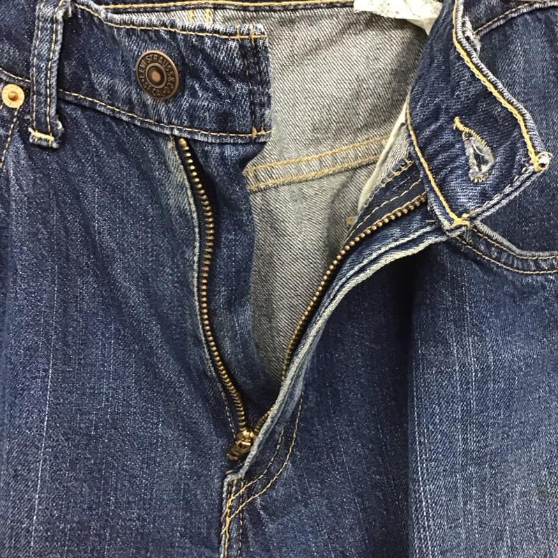 リーバイストラウスアンドコー Levi Strauss & co. パンツ デニム、ジーンズ デニムパンツ ストレートパンツ ワイドパンツ カジュアルパンツ 35インチ 無地 インディゴ / インディゴ /  メンズ USED 古着 中古 10124010