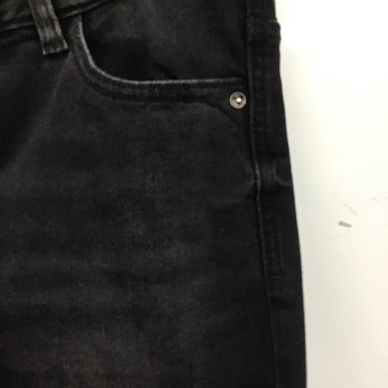 ザラ ZARA パンツ デニム、ジーンズ 38 無地 黒 / ブラック / レディース USED 古着 中古 10137884