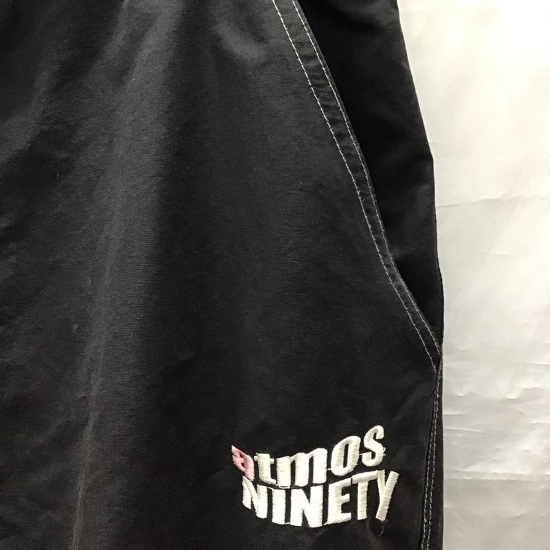 ナインティナインティ 9090 パンツ スラックス atmos L ロゴ、文字 黒 / ブラック /  メンズ USED 古着 中古 10123390