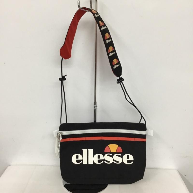 エレッセ ellesse ショルダーバッグ ショルダーバッグ EB7012 サコッシュ タグ付き FREE ロゴ、文字 黒 / ブラック / メンズ USED 古着 中古 10128394
