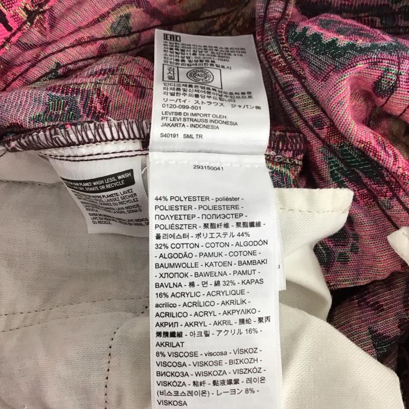 リーバイスメイドアンドクラフテッド Levi s Made & Crafted ボトムス ボトムス 29315-0041 BARREL LMC SAFARI TAPESTRY テーパードパンツ 25 花柄 紫 / パープル / レディース USED 古着 中古 10133669