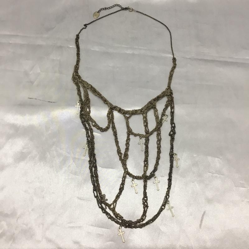 ヒステリックグラマー HYSTERIC GLAMOUR アクセサリー ネックレス、ペンダント クロス 銀 / シルバー / レディース USED 古着 中古 10114218