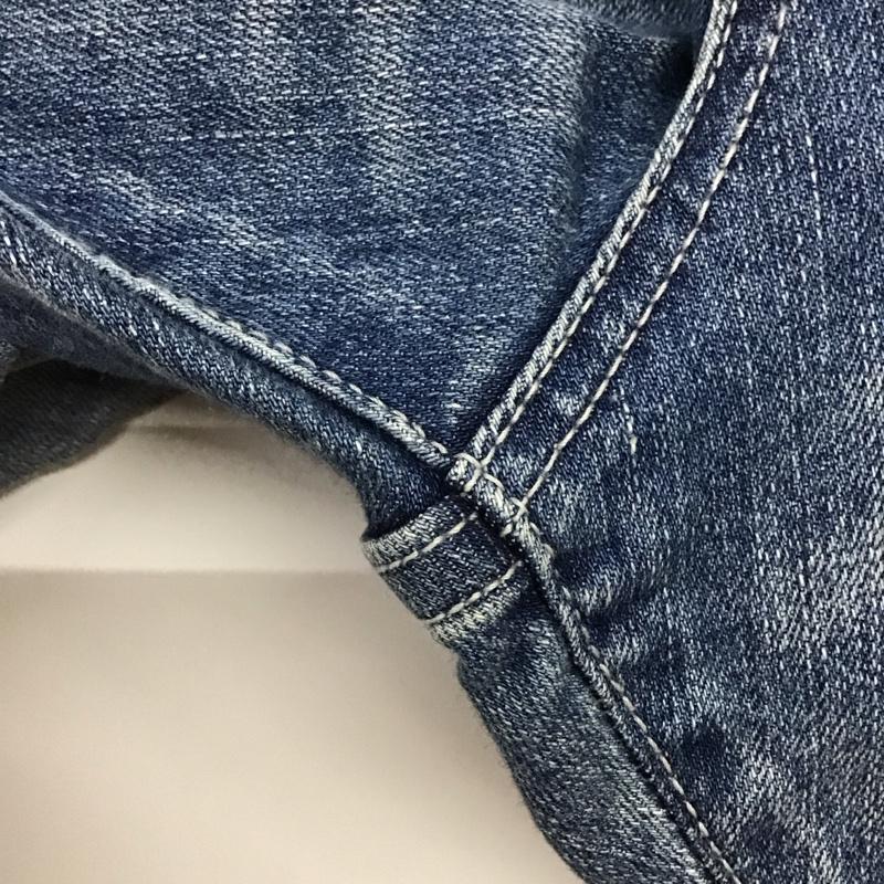ジャックローズ JACKROSE パンツ デニム、ジーンズ デニムパンツ スリムパンツ カジュアルパンツ ストレッチパンツ ペイント 35インチ インディゴ / インディゴ / メンズ USED 古着 中古 10132893