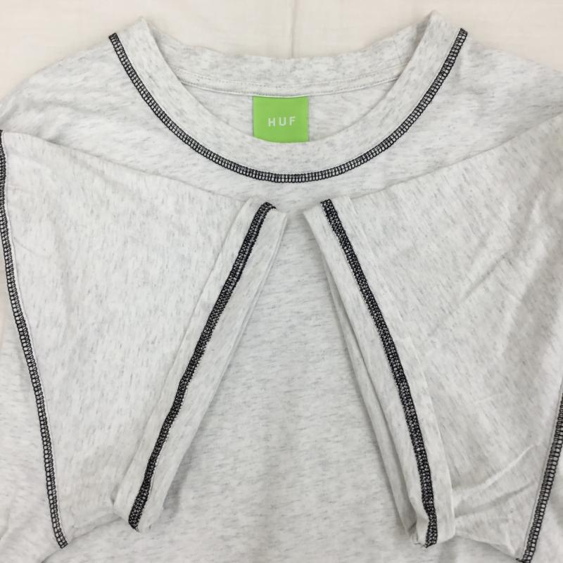ハフ HUF Tシャツ 半袖 XL ロゴ、文字 灰 / グレー / メンズ USED 古着 中古 10139093