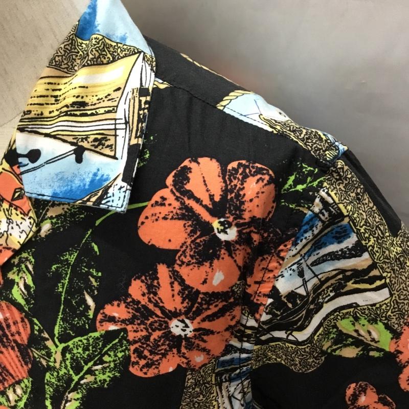 ボルコム VOLCOM シャツ、ブラウス 半袖 半袖シャツ カラーシャツ 半袖カットソー プリントシャツ S プリント マルチカラー / マルチカラー /  メンズ USED 古着 中古 10109001