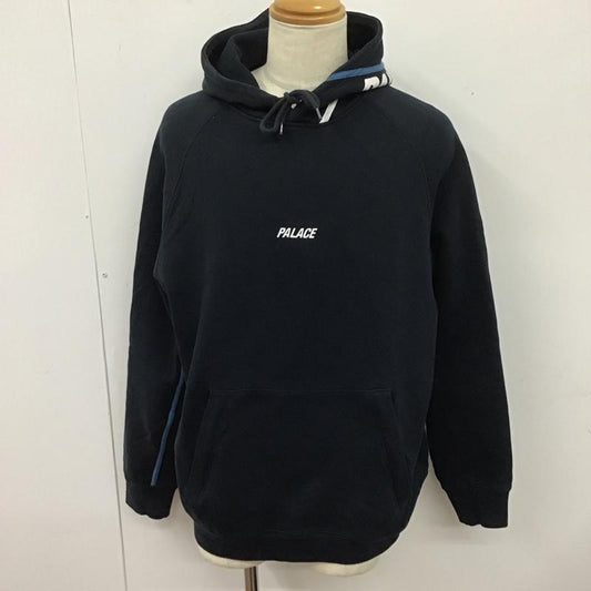 パレス PALACE パーカー 長袖 長袖パーカー プルオーバーパーカー スウェット XL ロゴ、文字 紺 / ネイビー /  メンズ USED 古着 中古 10126360