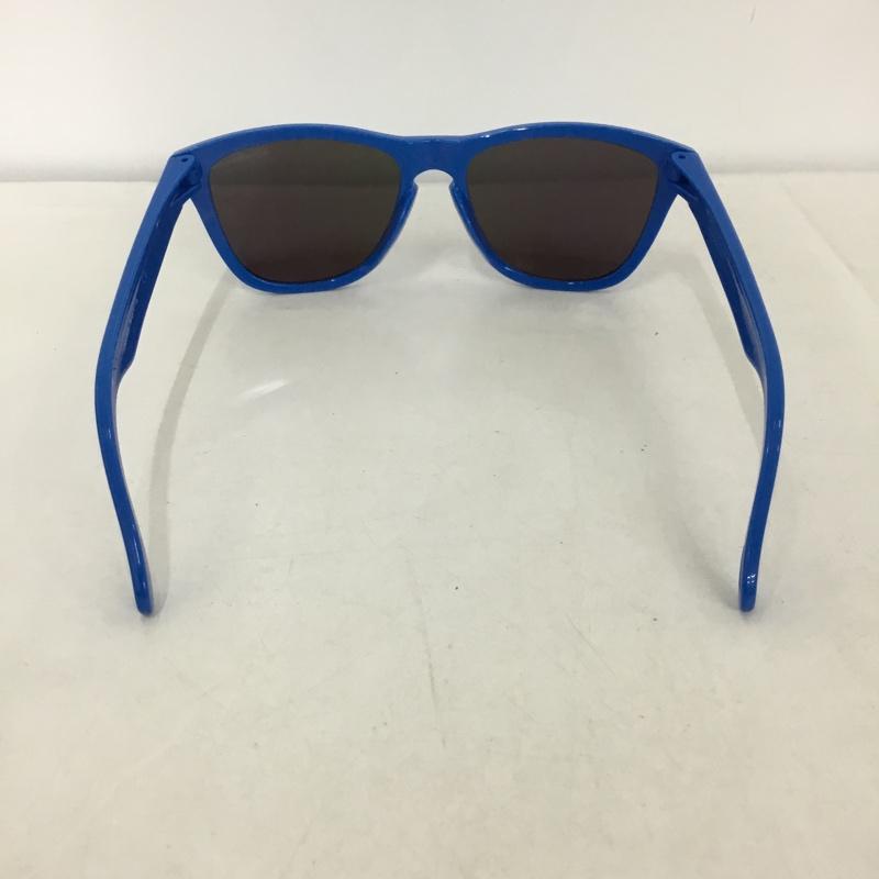 オークリー OAKLEY めがね・サングラス サングラス OO9245-B354 フロッグスキン Frogskins ミラーレンズ ロゴ、文字 青 / ブルー / メンズ USED 古着 中古 10134619