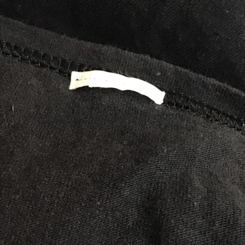 フラグスタフ FLAGSTUFF カットソー 長袖 長袖カットソー クルーネックカットソー ロングスリーブカットソー プリントTシャツ ロゴ、文字 黒 / ブラック / メンズ USED 古着 中古 10115611