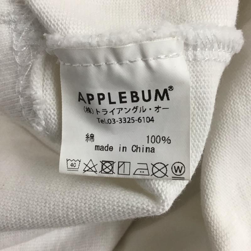 アップルバム APPLEBUM Tシャツ 半袖 半袖カットソー プリントTシャツ クルーネックカットソー M プリント 白 / ホワイト / メンズ USED 古着 中古 10128762