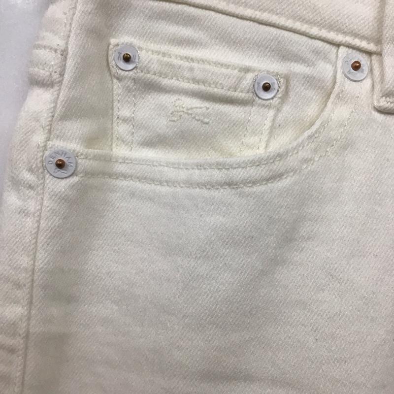 デンハム DENHAM パンツ デニム、ジーンズ 無地 白 / ホワイト / メンズ USED 古着 中古 10130903