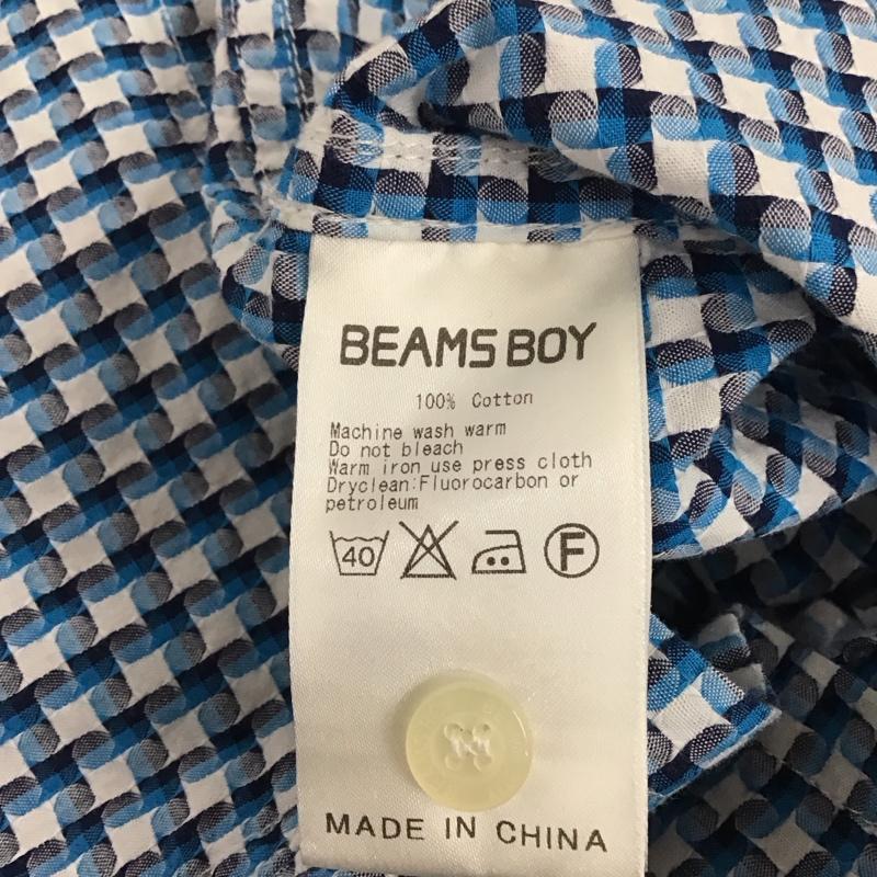 ビームスボーイ BEAMS BOY カットソー 半袖 半袖カットソー プリントTシャツ クルーネックカットソー 総柄 マルチカラー / マルチカラー / レディース USED 古着 中古 10122713