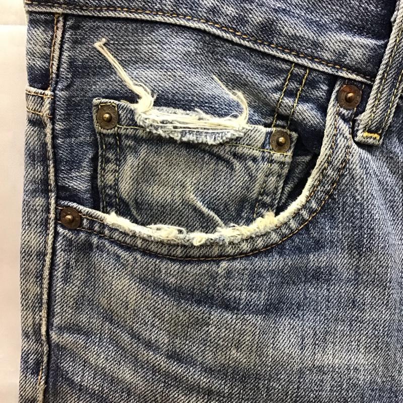 リーバイス Levi s パンツ デニム、ジーンズ US517-0004 USA製 31インチ 31インチ 無地 青 / ブルー /  メンズ USED 古着 中古 10122619