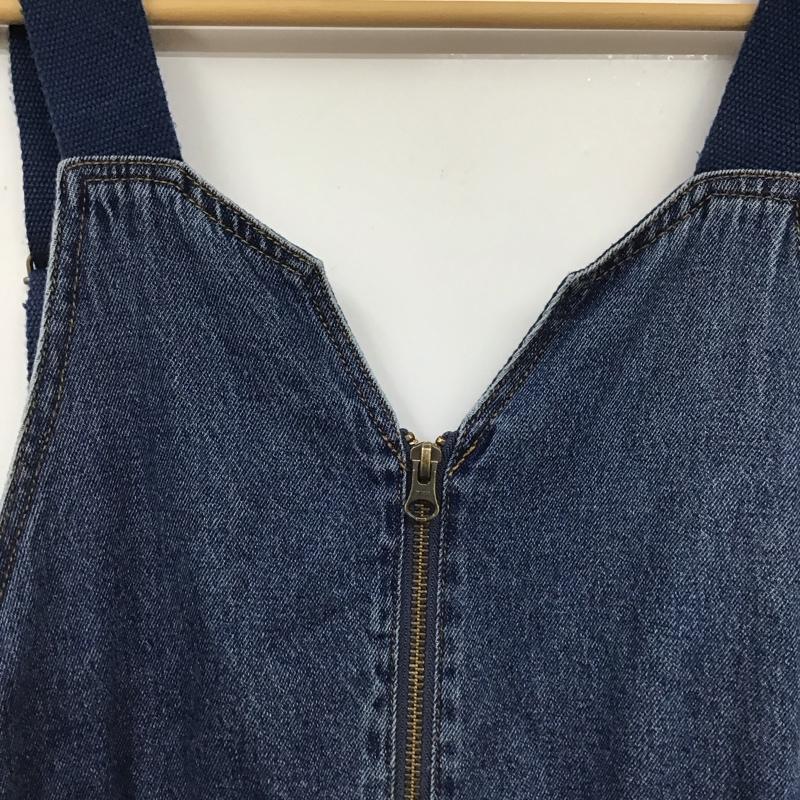 ニコアンド niko and... ワンピース ロングスカート NKB36746RM ジャンパースカート FREE 無地 インディゴ / インディゴ / レディース USED 古着 中古 10130549