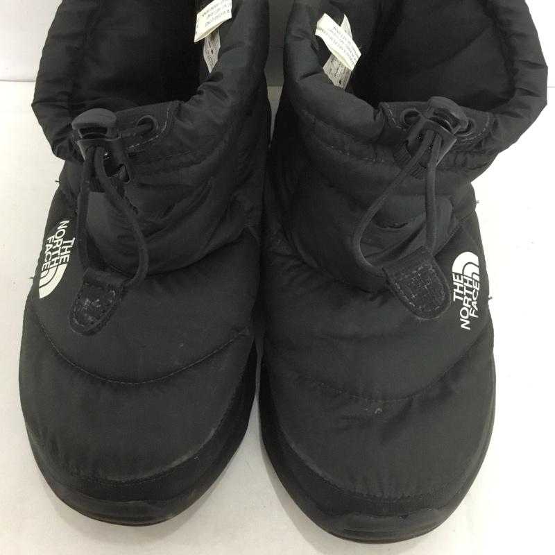 ザノースフェイス THE NORTH FACE アウトドアシューズ アウトドアシューズ 04T-1145607 ヌプシブーツ ウィンターブーツ スノーブーツ 24cm 24.0cm ロゴ、文字 黒 / ブラック / レディース USED 古着 中古 10139068