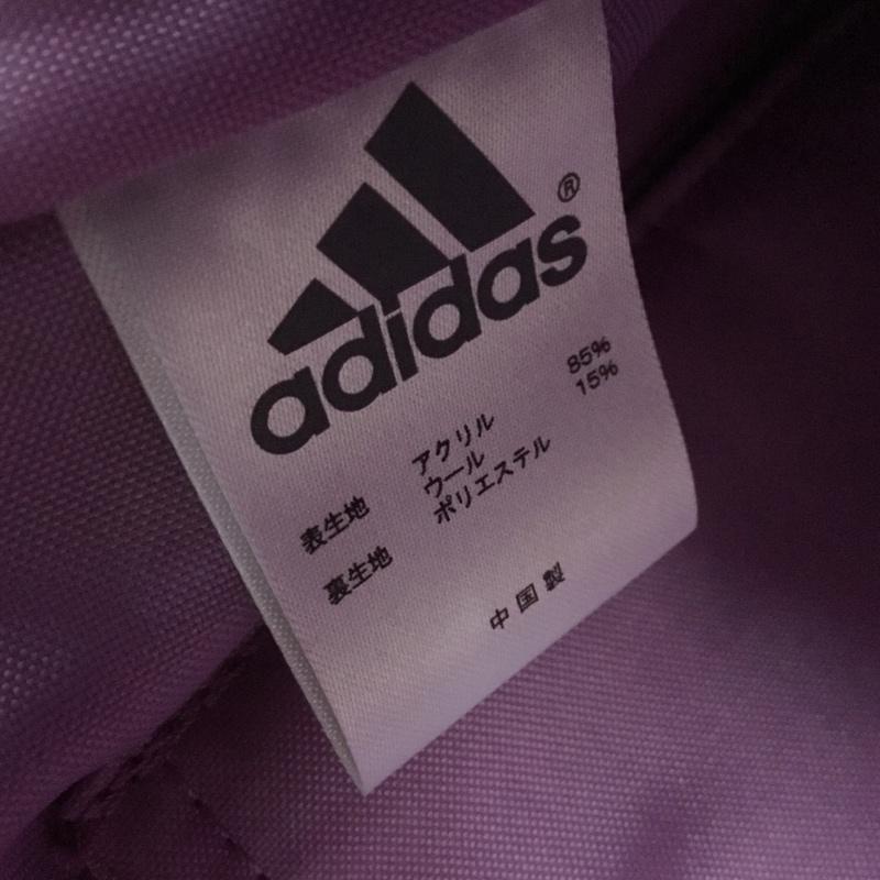 アディダス adidas トートバッグ トートバッグ ウール混 ロゴ、文字 紫 / パープル / レディース USED 古着 中古 10134638
