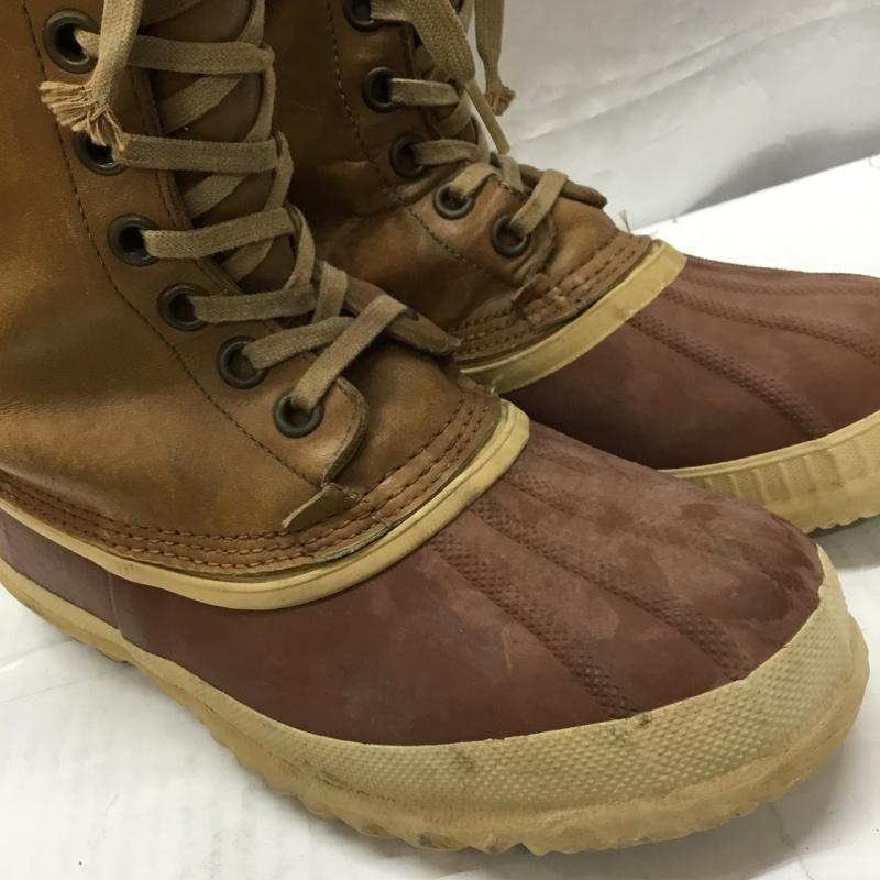 ソレル SOREL アウトドアシューズ アウトドアシューズ カエデマーク ウインタブーツ ロゴ、文字 茶 / ブラウン / メンズ USED 古着 中古 10110511