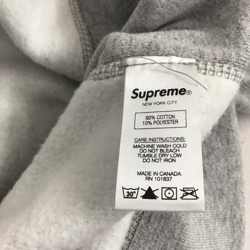 シュプリーム Supreme パーカー 長袖 19FW BandanaBoxLogoHooded プルオーバーパーカー S ロゴ、文字 灰 / グレー / メンズ USED 古着 中古 10144987
