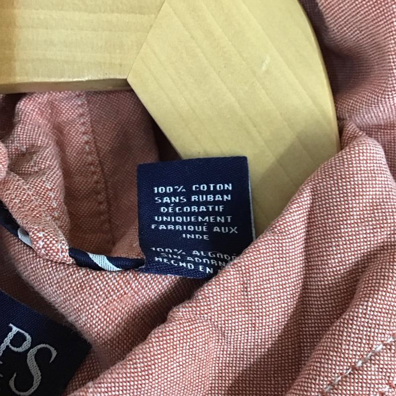 チャップス CHAPS シャツ、ブラウス 長袖 L 無地 桃 / ピンク / レディース USED 古着 中古 10120196