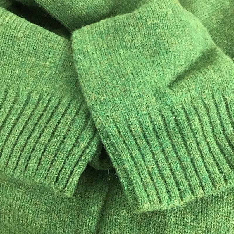 エルエルビーン L.L.Bean ニット、セーター 長袖 271087 クルーネック タグ付き M 無地 緑 / グリーン / メンズ USED 古着 中古 10111246