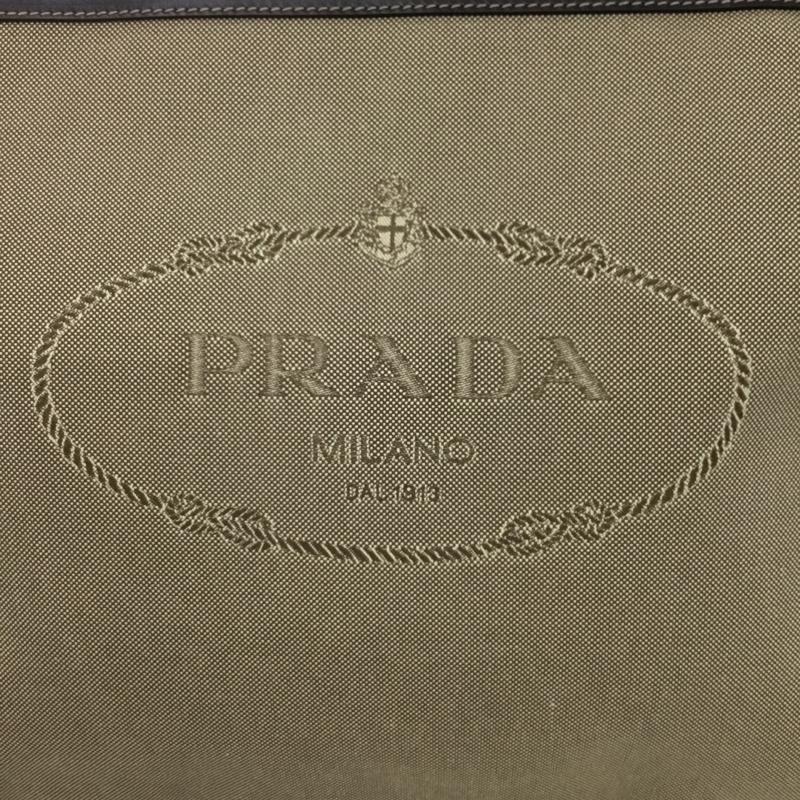プラダ PRADA クラッチバッグ、パーティバッグ クラッチバッグ、パーティバッグ 2N1283 ロゴ、文字 ベージュ / ベージュ / レディース USED 古着 中古 10132612